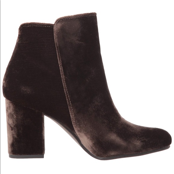 Decadent Velvet Chocolate Block Heel Boot - Picture 6 of 8